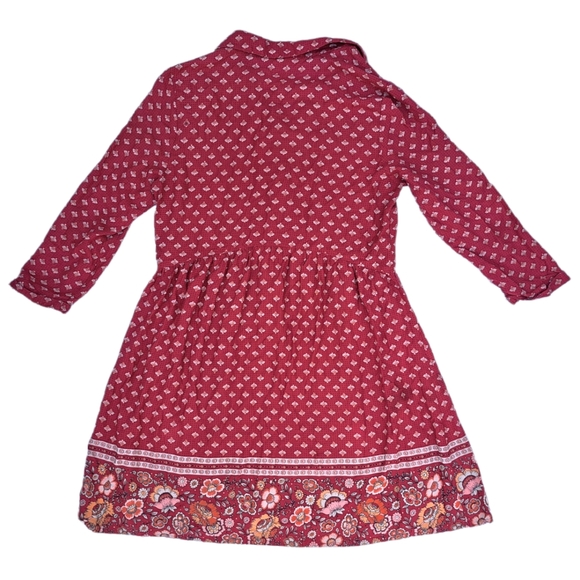 Ckh Clockhouse Floral Printed Long Sleeve Dress Size 38 - Picture 2 of 4